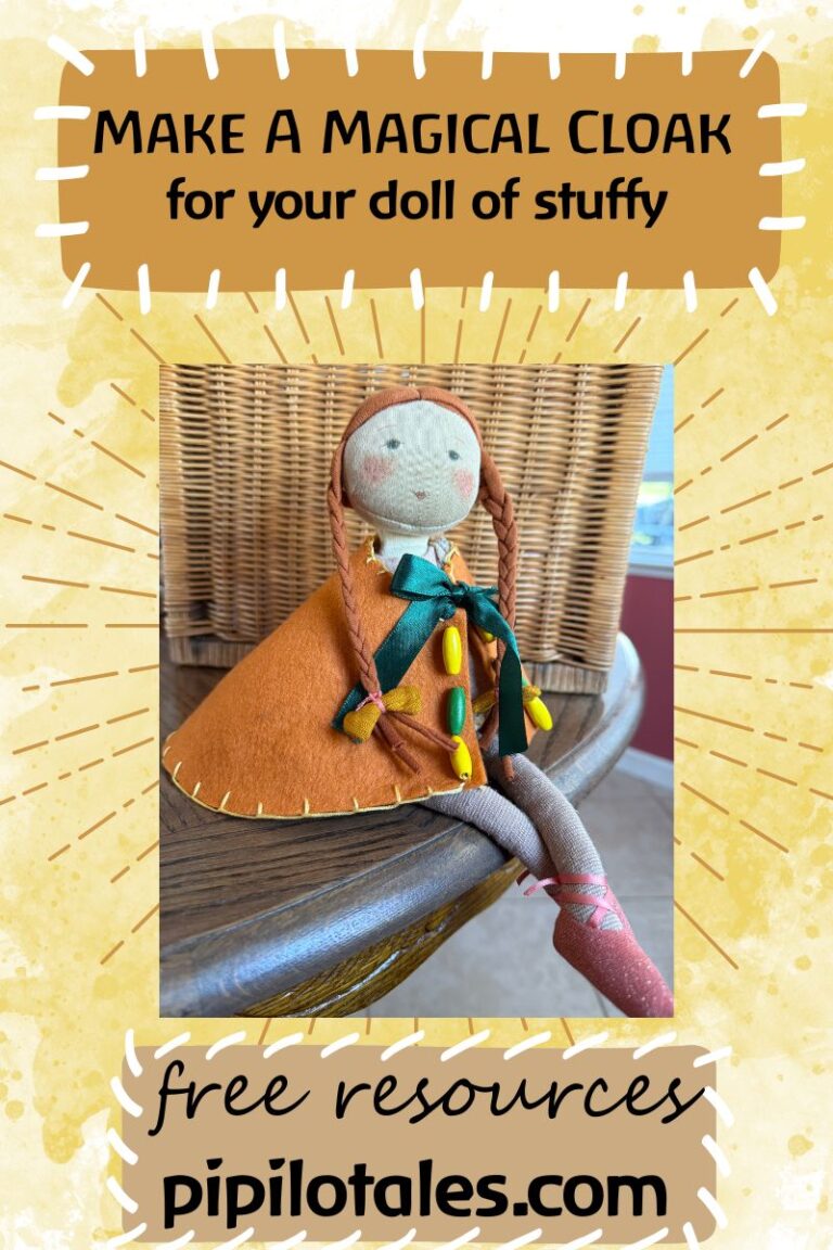 DIY Magical Cloak for Doll or Stuffed Animals